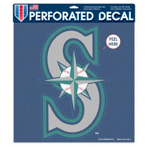 Mariners Perforated 17x17 Decal