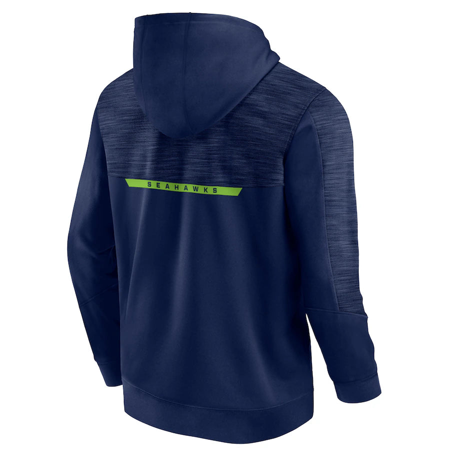 Seahawks Navy DryFit Premium Pullover Hooded Sweatshirt