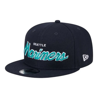Mariners Super Script 9Fifty Snapback Navy Hat