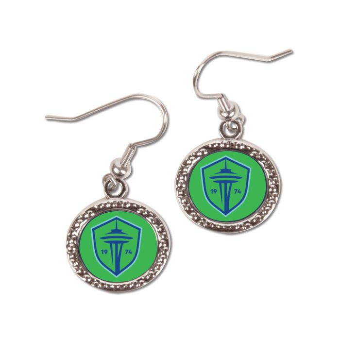 Sounders Logo Dangle Earrings