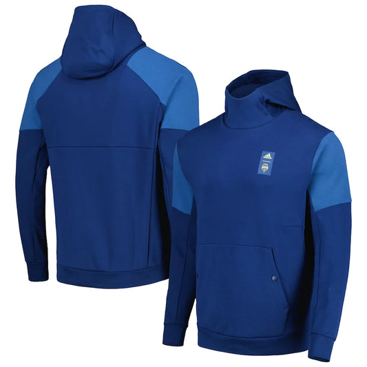 Sounders Official 2023 Player Travel Pullover Hoodie