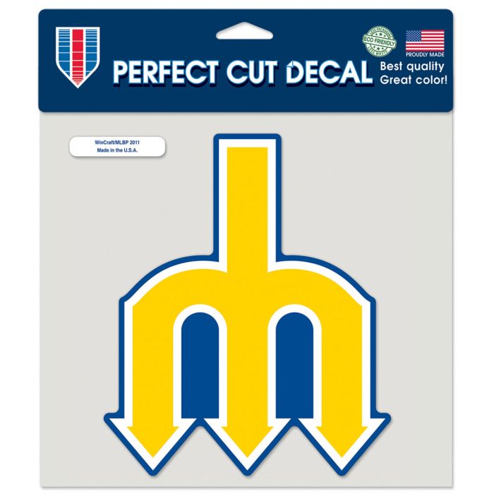 Mariners Perfect Cut Trident 8x8 Decal
