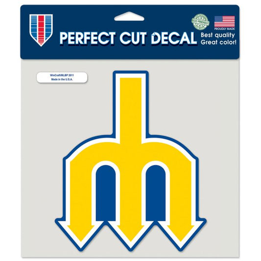 Mariners Perfect Cut Trident 8x8 Decal