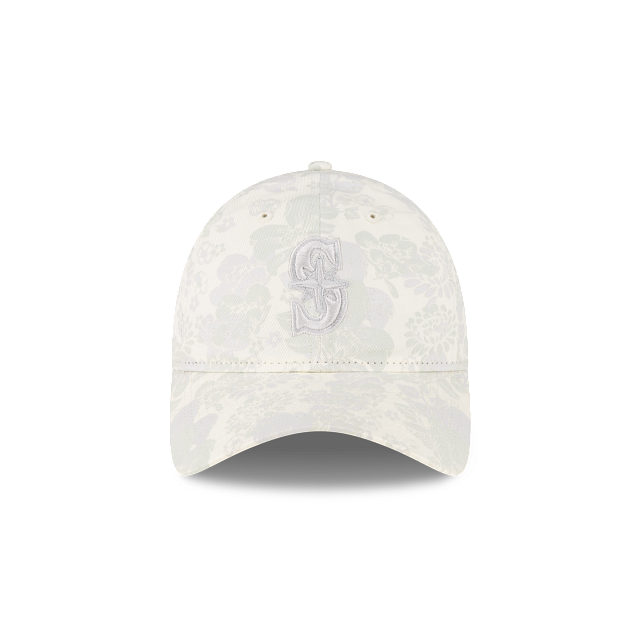 Women's Mariners Floral Print White Hat