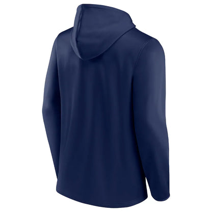 Seahawks Navy DryFit Full Zip Hooded Sweatshirt
