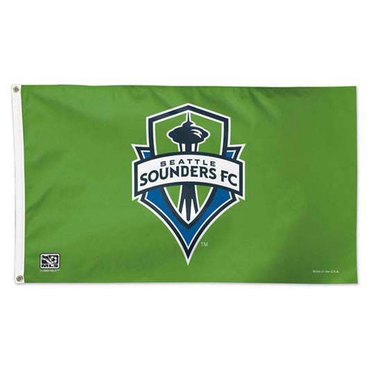 Sounders Logo Deluxe 3x5 Flag