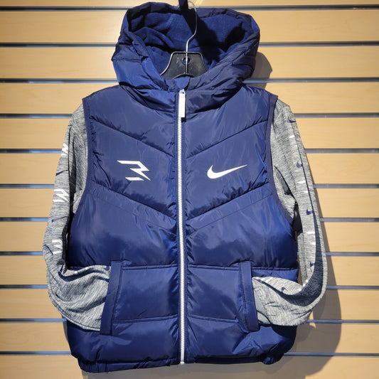 Youth Russell Wilson 3Brand Navy/Grey Pregame Jacket