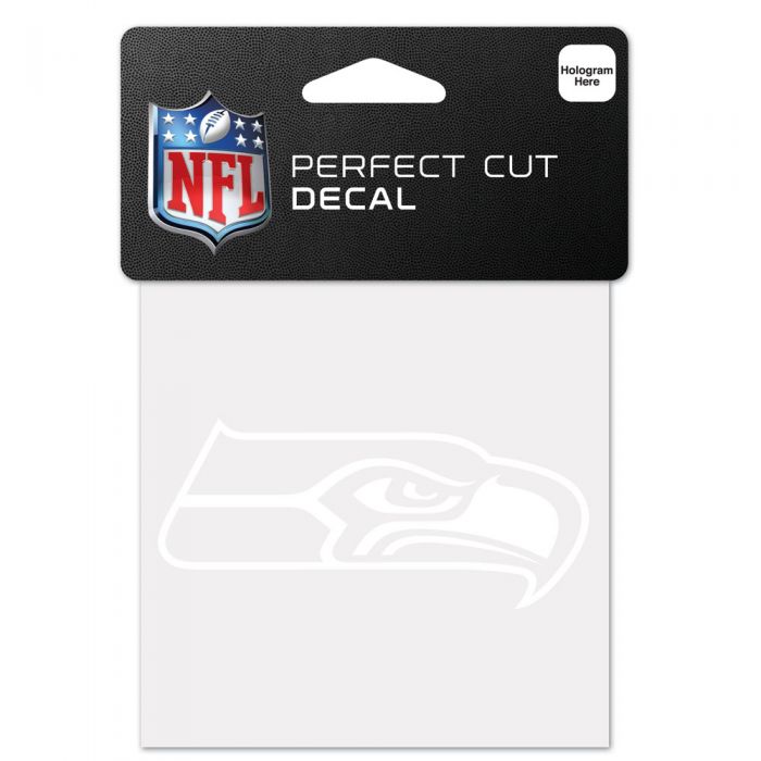 Seahawks Perfect Cut White 4x4 Decal