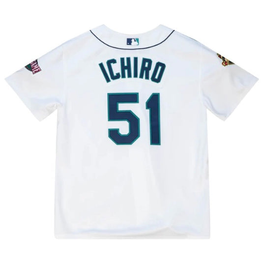 Mariners Ichiro 51 Authentic White Jersey