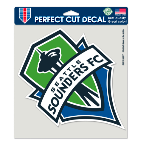 Sounders Perfect Cut Color 8x8 Decal