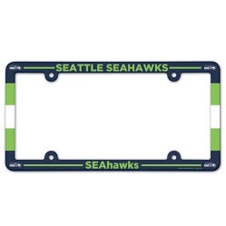 Seahawks Plastic License Plate Frame