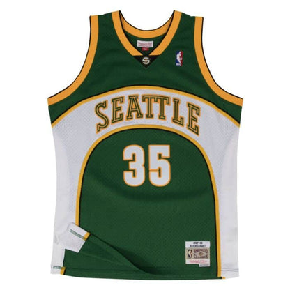 Sonics Kevin Durant 35 Swingman 2007-08 Green Jersey