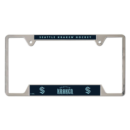 Kraken Metal License Plate Frame