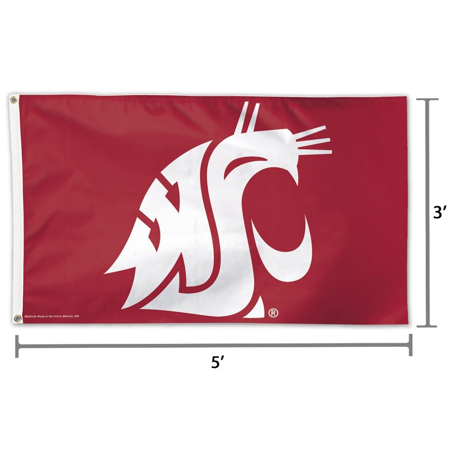 WSU Cougars 3x5 Deluxe Flag