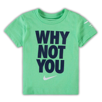 Toddler Russell Wilson 3Brand Green Why Not You Shirt