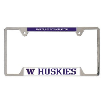 UW Huskies Metal License Plate Frame